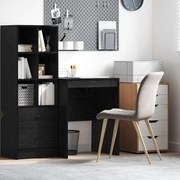vidaXL Mesa Carvalho Preto 60 x 50 x 76 cm