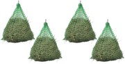 vidaXL Redes para feno arredondadas PP 4 pcs 0,75x0,75 m
