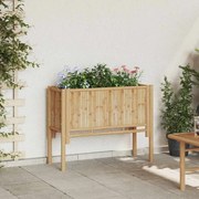 vidaXL Cama Elevada Castanho 90 x 35 x 70 cm Bambu