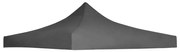 vidaXL Teto para tenda de festas 3 x 3 m antracite