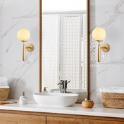 Aplique de Parede King – Dourado – 15 x 20 x 40 cm