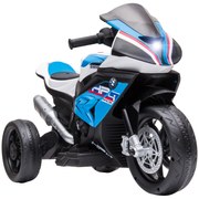 HOMCOM Mota Elétrica BMW HP4 com Música USB Velocidade 2,5km/h Avance e Retrocesso 82,5x42x54cm Vermelha | Aosom Portugal