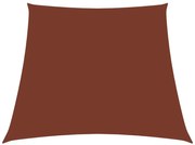 Para-sol estilo vela tecido oxford trapézio 2/4x3 m terracota