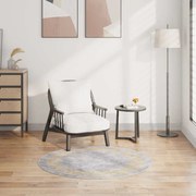 vidaXL Tapete lavável antiderrapante φ120 cm cinzento