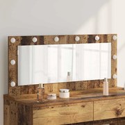 vidaXL Espelho de Vaidade Retangular Madeira antiga 100 x 45 x 18 cm