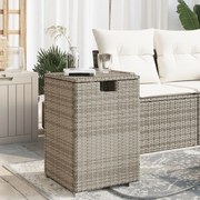 vidaXL Cobertura para botija de gás 40x40x60 cm vime PE cinzento