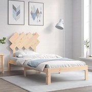 Cama sem colchão 90x200 cm madeira de pinho maciça
