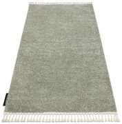 Tapete BERBER 9000 verde Franjas berbere marroquino shaggy