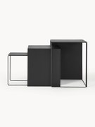 Mesa de apoio em metal Cluster, conjunto de 3