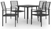 vidaXL 5 pcs conjunto de jantar para jardim