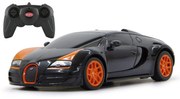 Carro Telecomandado Bugatti Grand Sport Vitesse 1:24 2,4G Preto