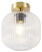 Candeeiro de teto Art Déco em latão - Karel Art Deco