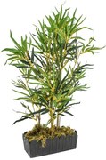 Árvore de bambu artificial 368 folhas 80 cm verde