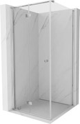 Mexen Mist-F cabine de duche dobrável esquerda 75 x 75 cm, transparente, cromada - 8A6T-075-075-01-00-L