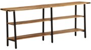 vidaXL Mesa consola 180x35x70 cm madeira de mangueira maciça