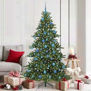 vidaXL Árvore de Natal Articulada Artificial Verde 180 cm PVC e Aço