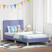 vidaXL Estrutura de Cama Infantil com Cabeceira Azul Jeans 80 x 200 cm