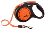 Trela para Cães Flexi New Neon 5 M Laranja Tamanho M