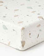 Lençol em algodão orgânico com elástico Dreamland