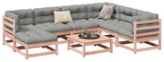 vidaXL 8 pcs conj. sofás jardim c/ almofadões madeira abeto-de-douglas