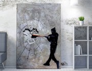 Pintura Decorativa em Tela WY45 – Multicolor – 50 x 70 cm