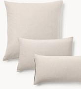 Fronha de almofada em flanela com padrão de espinha de peixe Wanda