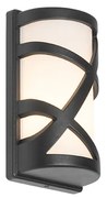 Candeeiro de parede exterior moderno preto IP44 - Suzie Moderno