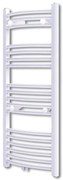 Aquecedor toalhas banheiro curvo 600 x 1160 mm conector lateral e centro