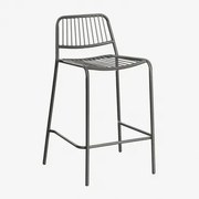 Banco Alto Empilhável Elton Negro-de-fumo & ↑65 Cm - Sklum