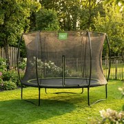Trampolim redondo Silhouette ø244 cm - preto