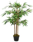 Planta de bambu artificial Twiggy com vaso 90 cm