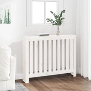 vidaXL Cobertura de radiador 108,5x19x84 cm pinho maciço branca