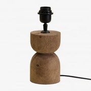 Base Para Lâmpada De Mesa Diniz Madeira De Manga & ↑15 Cm - Sklum