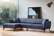 Sofá de Canto Belissimo – Azul – 140 x 270 cm