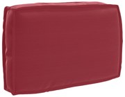 vidaXL Almofada Vinho Vermelho 60 x 40 x 12 cm Tecido Oxford