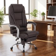 Poltrona de escritório Pacific com função de massagem castanho