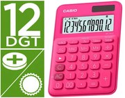 Calculadora Casio ms-20uc-rd Secretária 12 Digitos Tax +/- Cor Fucsia