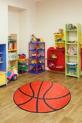 Tapete Basketball – Multicolor – Diâmetro 140 cm | Tribo Home