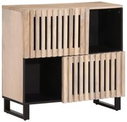 vidaXL Aparador 80x34x75 cm madeira de mangueira maciça