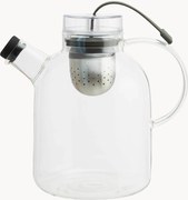 Bule de chá de vidro com infusor