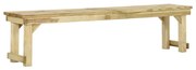 vidaXL Banco de jardim 180 cm pinho impregnado