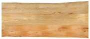 Tampo de mesa c/ borda viva 140x60x3,8 cm mangueira maciça