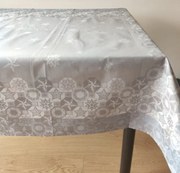 Toalha de Mesa de 1x1 metro 100% algodão jacquard - Toalha para mesa 90x90 cm