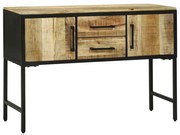 vidaXL Aparador Castanho 100 x 35 x 70 cm Madeira de mangueira maciça