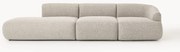 Chaise longue modular XL em bouclé Sofia
