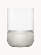 Suportes de vela em cimento Calma, conjunto de 2