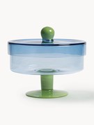 Pote de vidro artesanal Duo