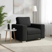 vidaXL Sofá Preto 100 x 80 x 82 cm tecido