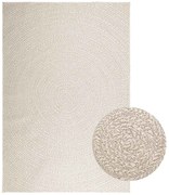 vidaXL Tapete ZIZUR creme 160x230cm aspeto de juta interior e exterior