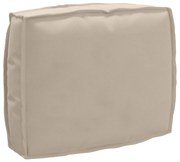 vidaXL Almofada Cinzento-acastanhado 50 x 40 x 12 cm Tecido Oxford
